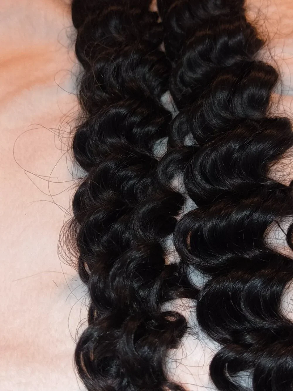 Justres Human Hair Deep Wave Braiding Hair
